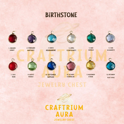 Teardrop Birthstone Anklet, Personalized Minimalist Drop Charm, Dainty 925 Silver Gold Plated, Custom Gift for Her, Christmas Gift