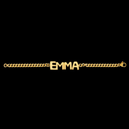 Bubble Name Bracelet, Personalized Dainty Custom Name Jewelry, Adjustable 14k Gold Plated Silver Gift for Her, Modern Minimalist Style