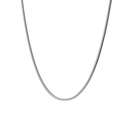 925 Sterling Silver Chain Necklace | Rope, Tondo, Square King, Spiga Styles for Men Women | Minimalist Jewelry, Chain for Charm Pendant