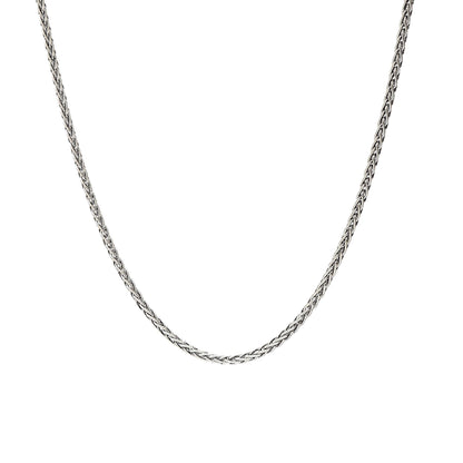 925 Sterling Silver Chain Necklace | Rope, Tondo, Square King, Spiga Styles for Men Women | Minimalist Jewelry, Chain for Charm Pendant